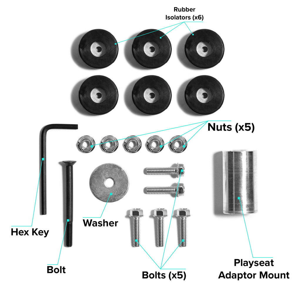 ButtKicker Gamer2 Playseat Adapter Kit | Mounting Adapter