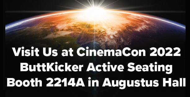 ButtKicker Active Seating at CinemaCon 2022 - ButtKicker Haptics