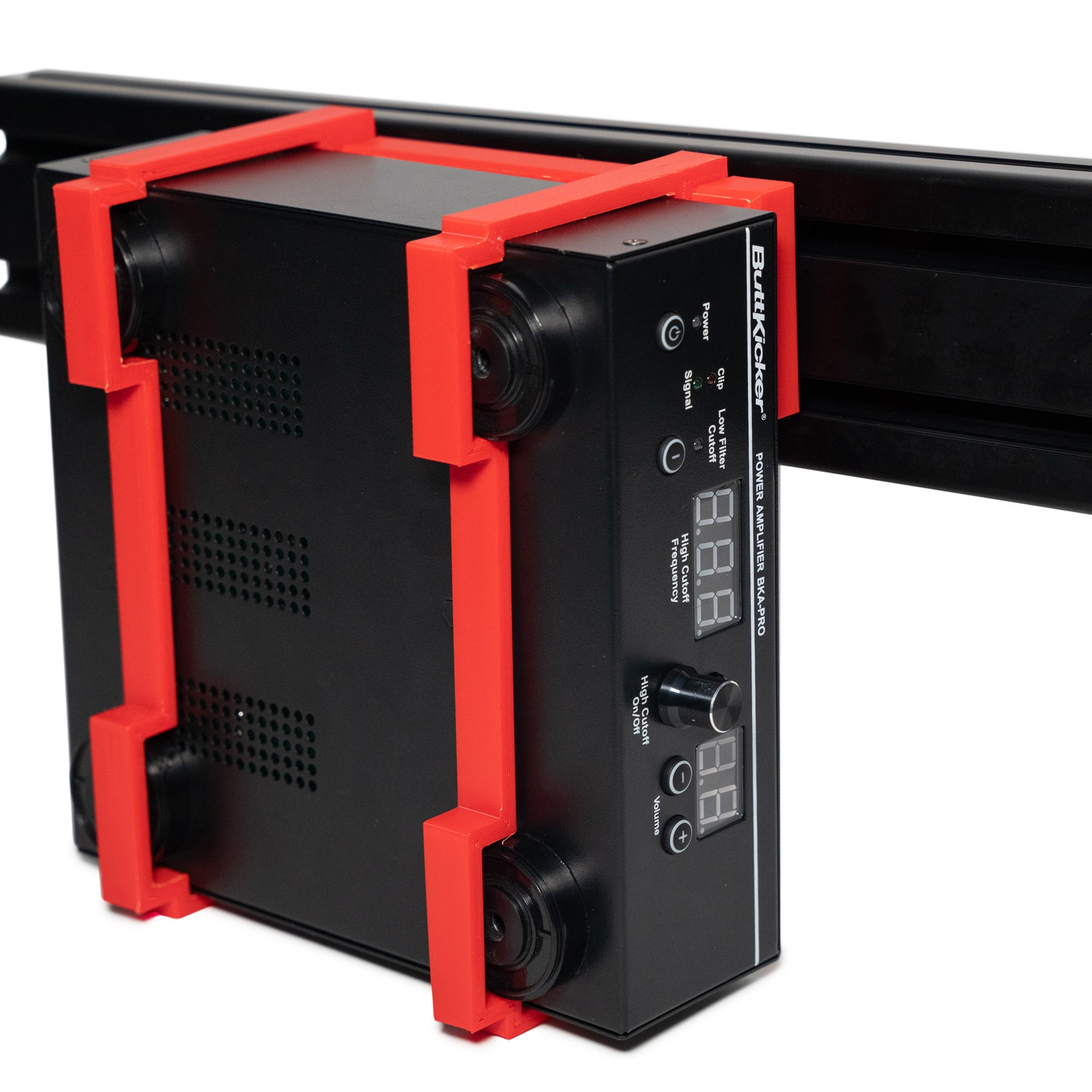 Computer Side Extrusion Mount ButtKicker Amplifier Side Mount Bracket for Aluminum Extrusion Rigs ...